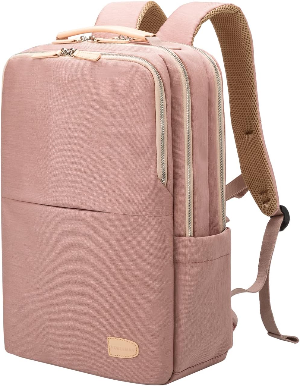 NOBLEMAN Best Laptop Backpack for Women, Professional Adult Office Commuter Womens Computer Backpack, Luxury Lightweight Carry on Travel Personal Item Bag For Airlines Fits 16 Laptop (Beige Plus) - Image 16